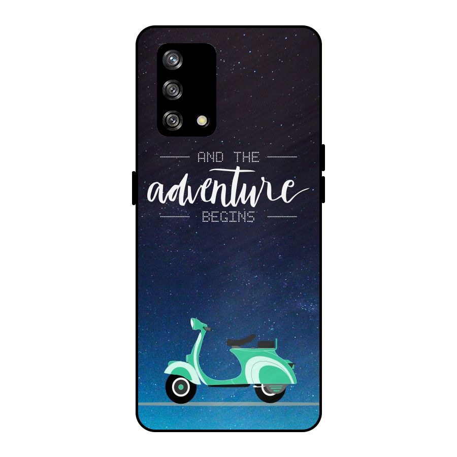 Adventure Scooter Metal Back Case for Oppo F19
