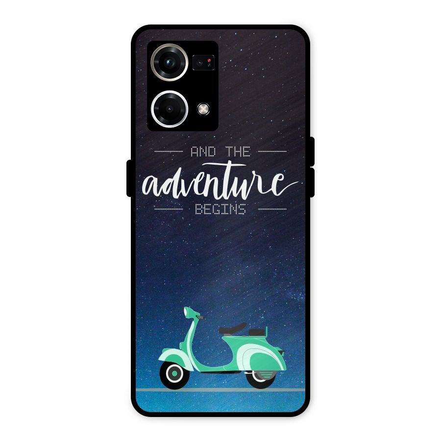 Adventure Scooter Metal Back Case for Oppo F21s Pro 4G