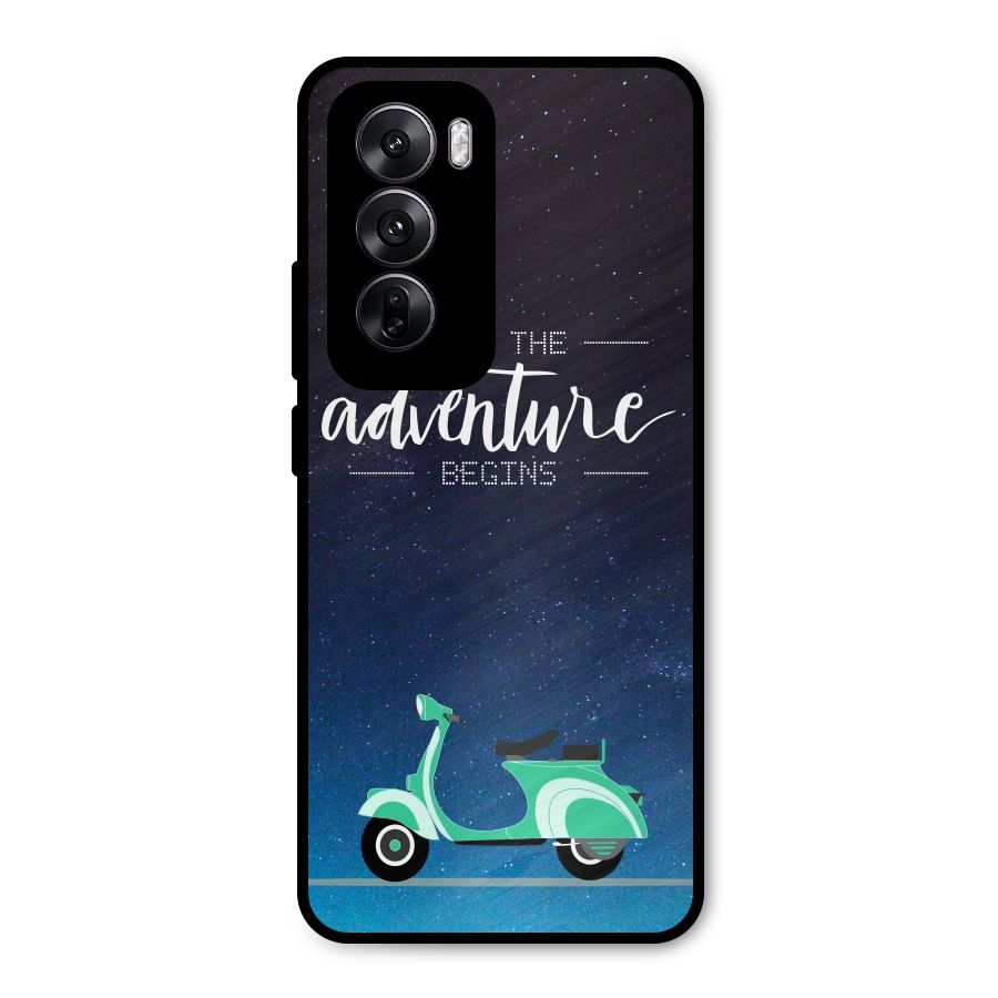 Adventure Scooter Metal Back Case for Oppo Reno12
