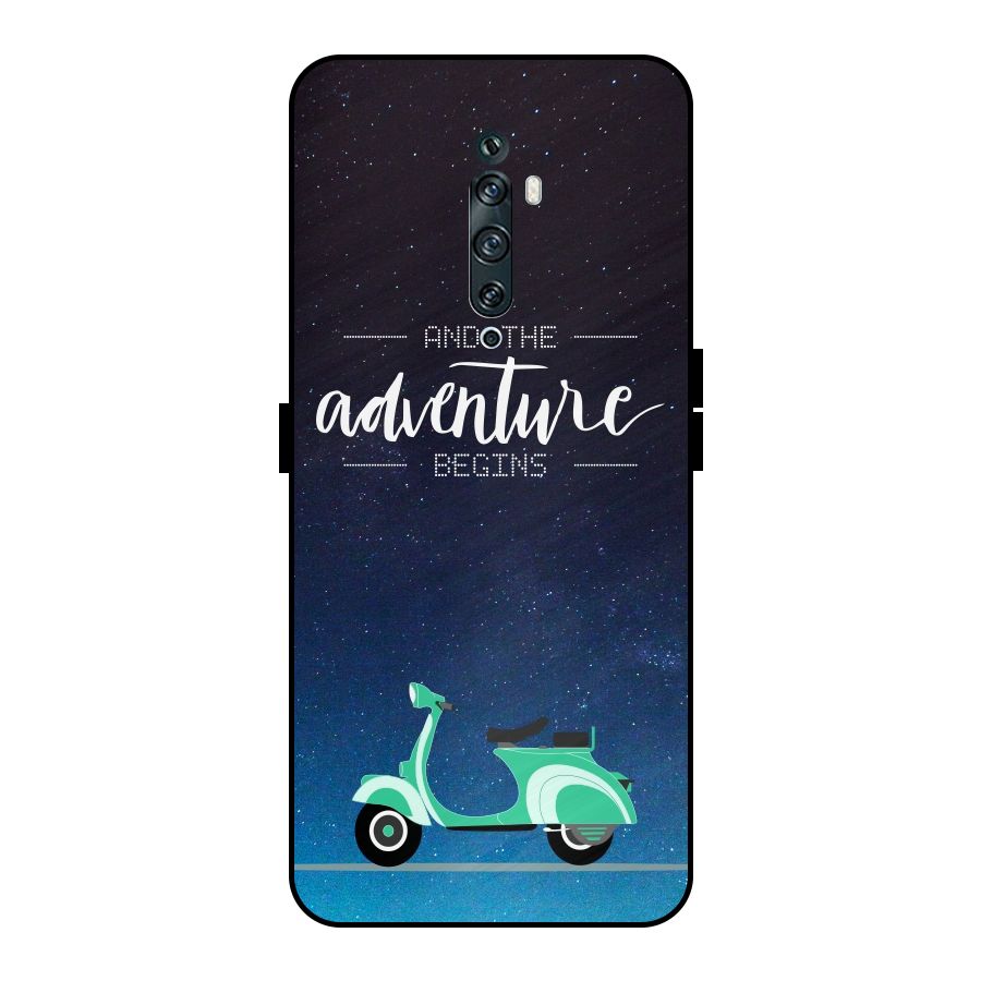 Adventure Scooter Metal Back Case for Oppo Reno2 F