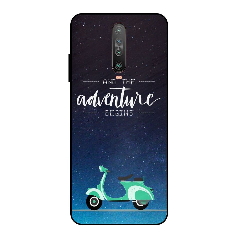 Adventure Scooter Metal Back Case for Poco X2