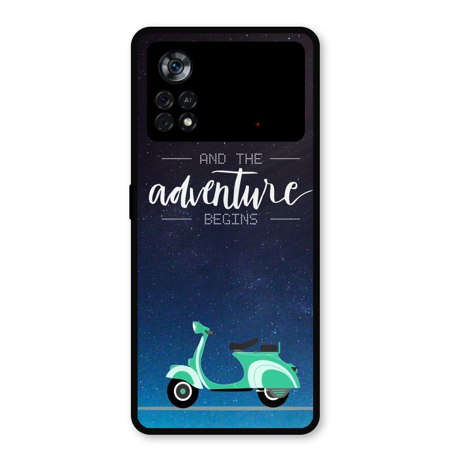 Adventure Scooter Metal Back Case for Poco X4 Pro 5G