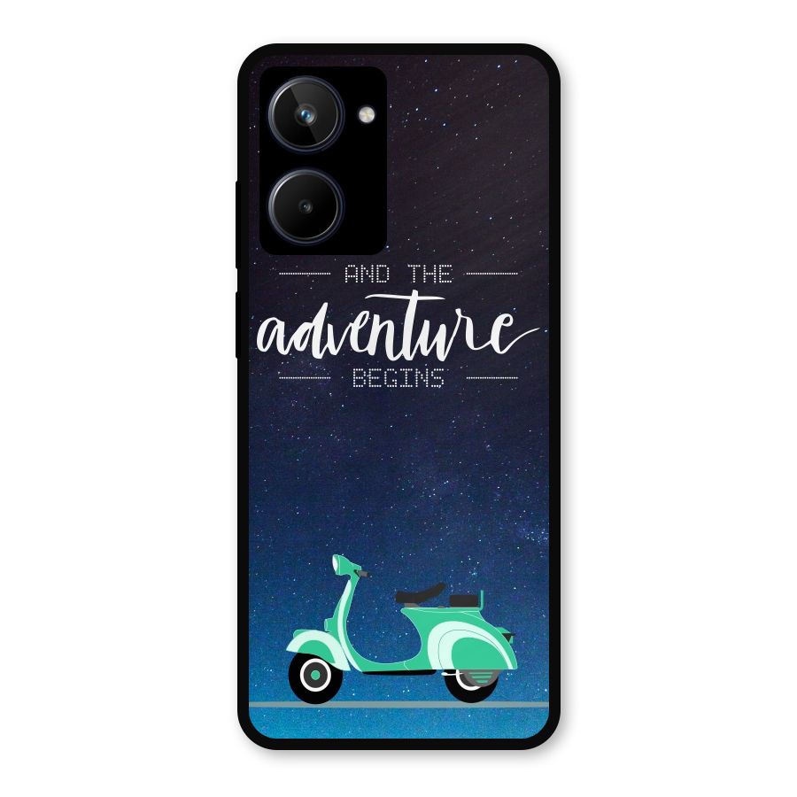 Adventure Scooter Metal Back Case for Realme 10