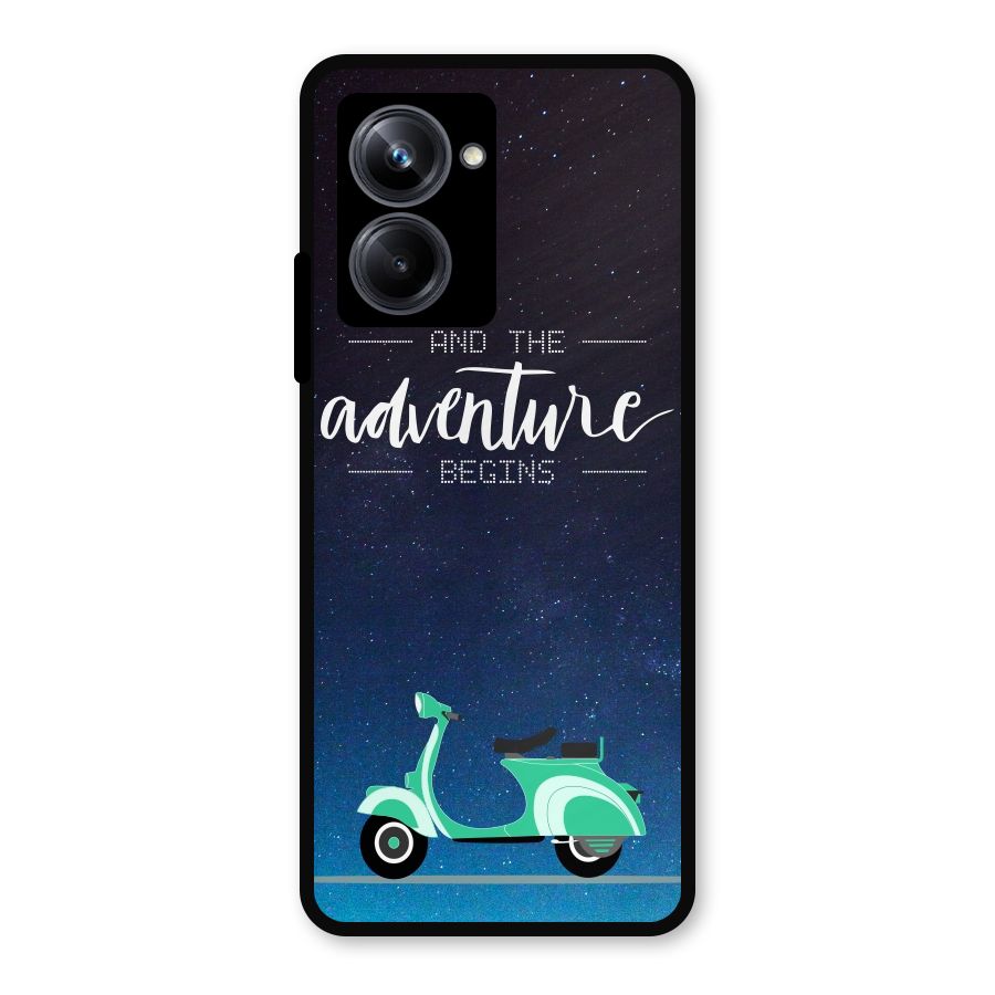 Adventure Scooter Metal Back Case for Realme 10 Pro