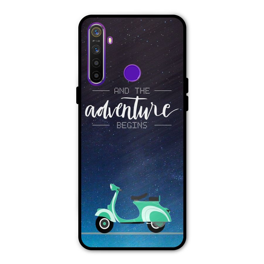 Adventure Scooter Metal Back Case for Realme 5i