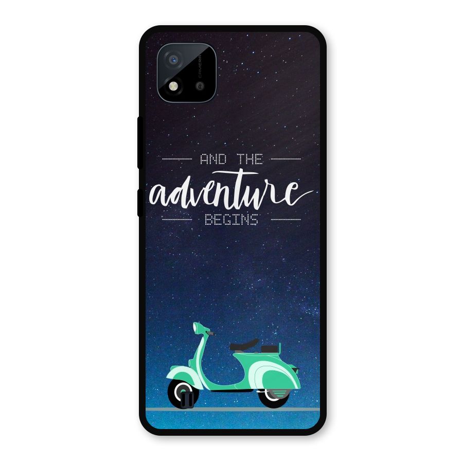 Adventure Scooter Metal Back Case for Realme C11 2021