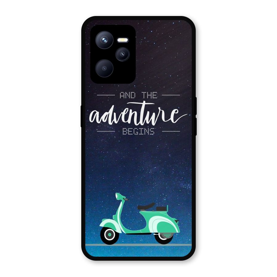Adventure Scooter Metal Back Case for Realme C35