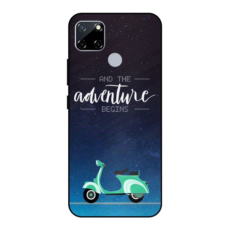 Adventure Scooter Metal Back Case for Realme Narzo 30A