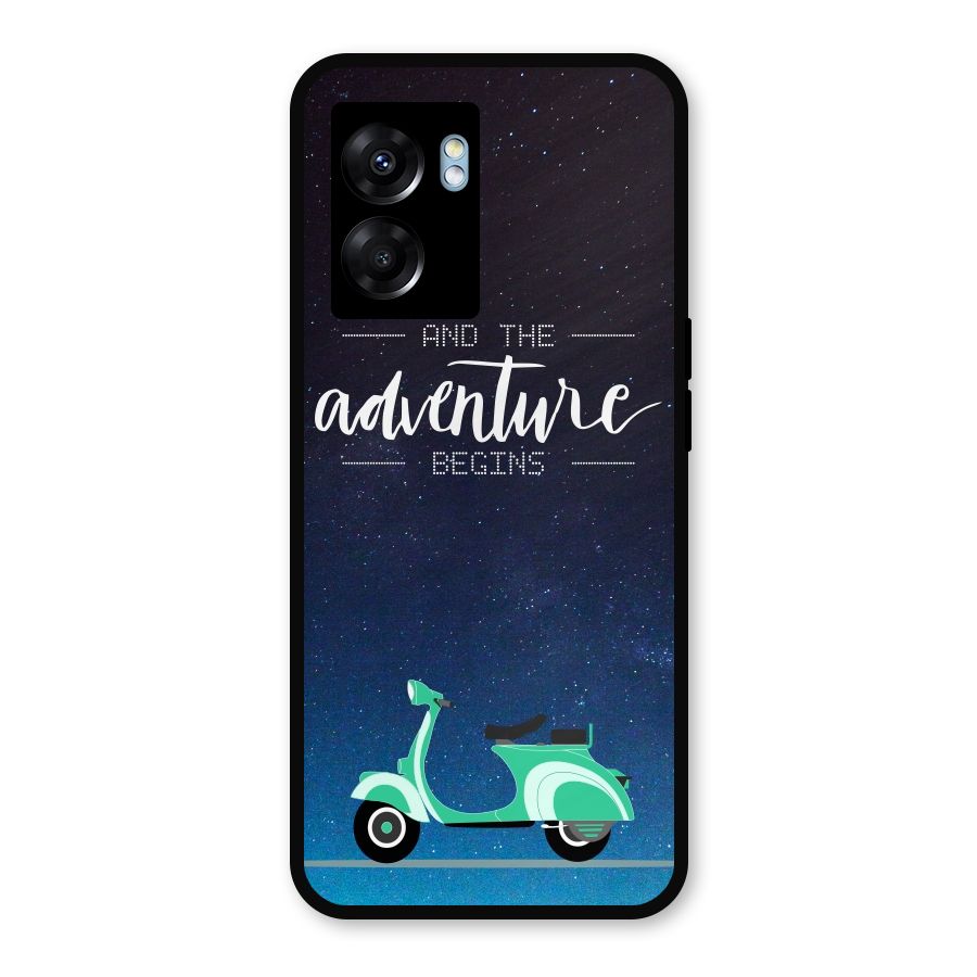 Adventure Scooter Metal Back Case for Realme Narzo 50 5G