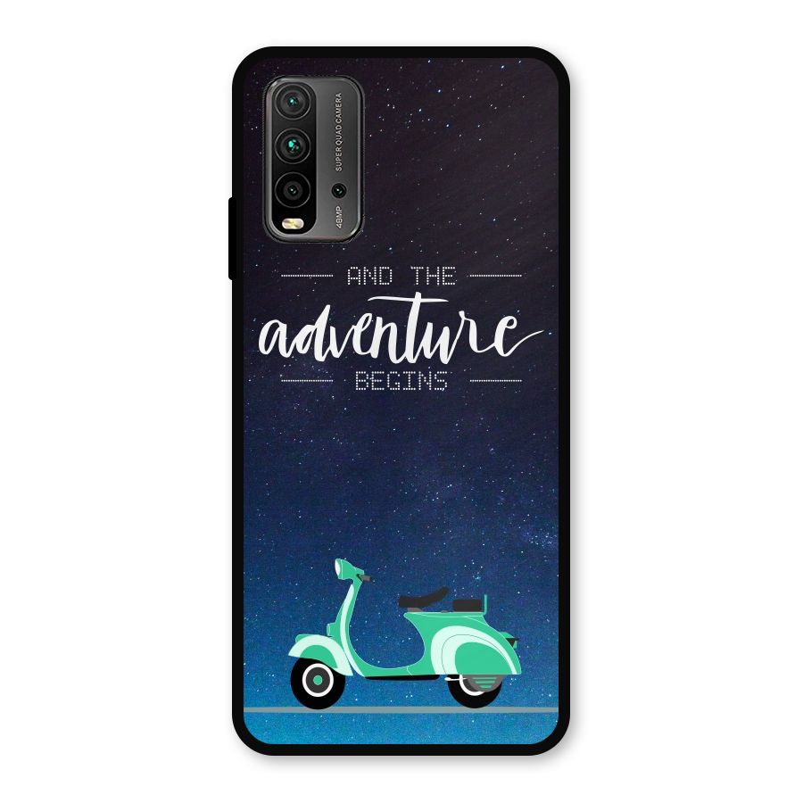 Adventure Scooter Metal Back Case for Redmi 9 Power