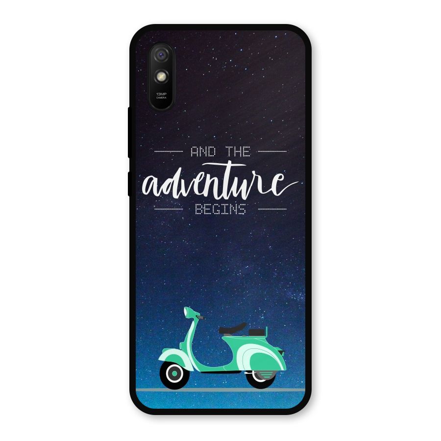 Adventure Scooter Metal Back Case for Redmi 9i