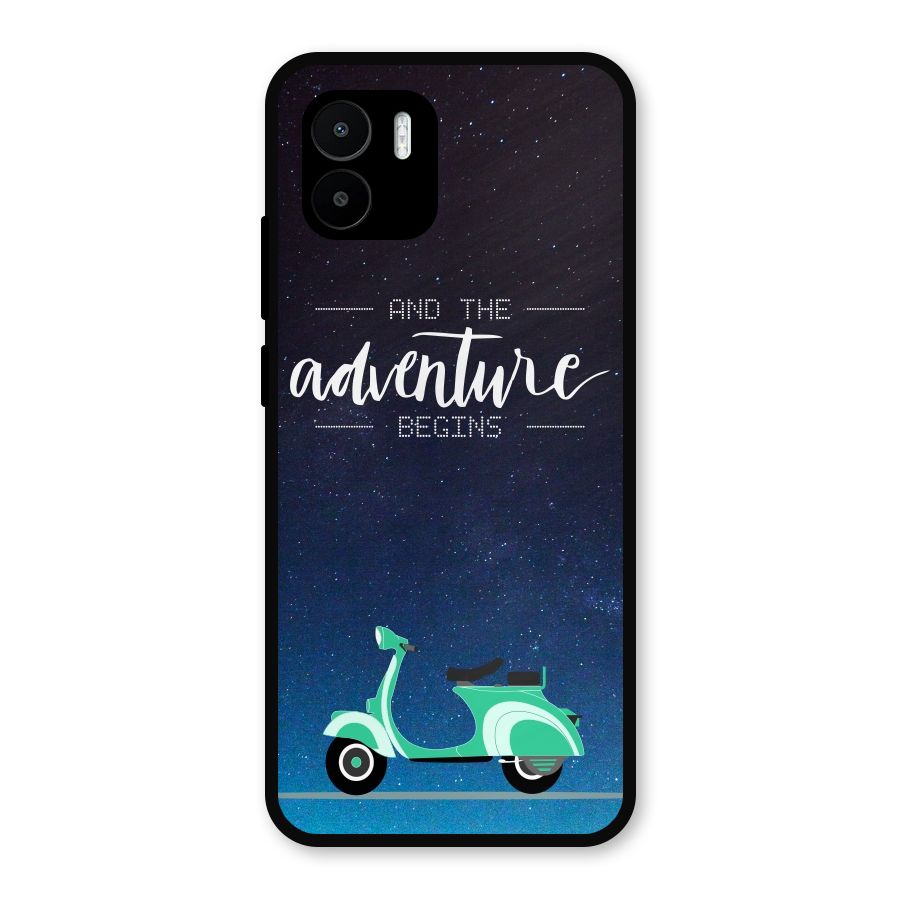 Adventure Scooter Metal Back Case for Redmi A2