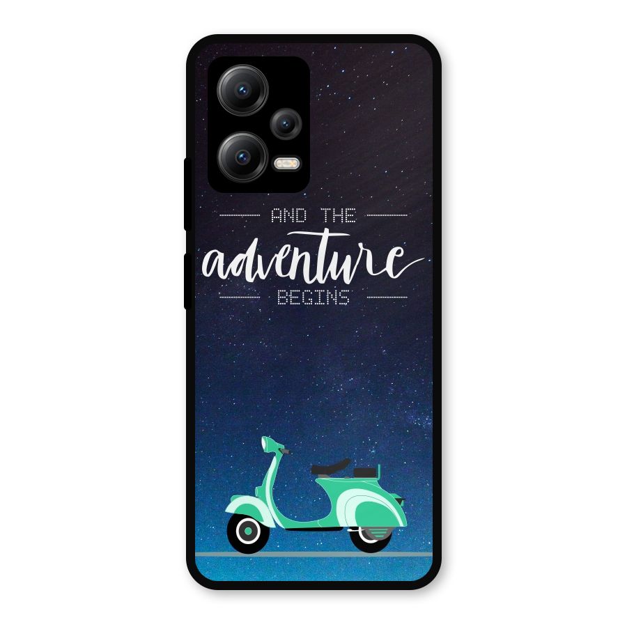 Adventure Scooter Metal Back Case for Redmi Note 12 5G