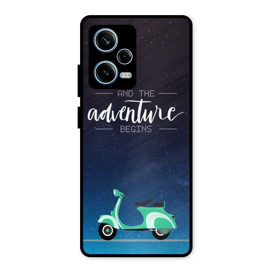 Adventure Scooter Metal Back Case for Redmi Note 12 Pro
