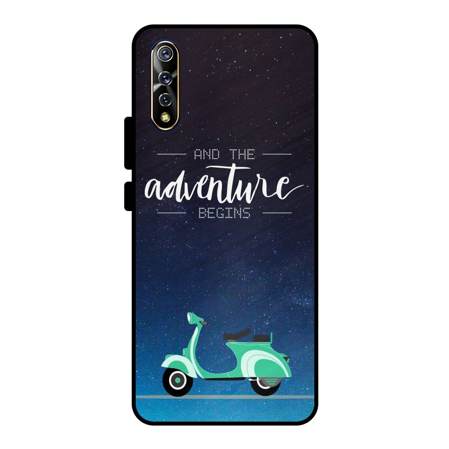 Adventure Scooter Metal Back Case for Vivo S1