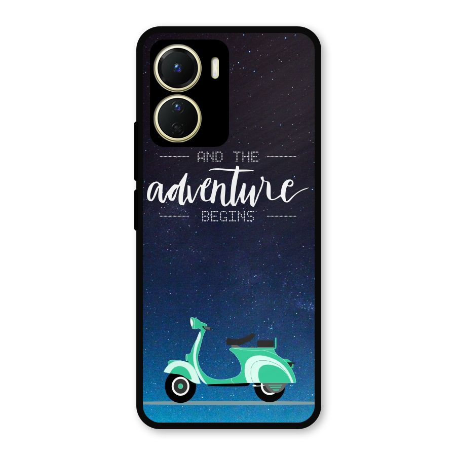 Adventure Scooter Metal Back Case for Vivo T2x