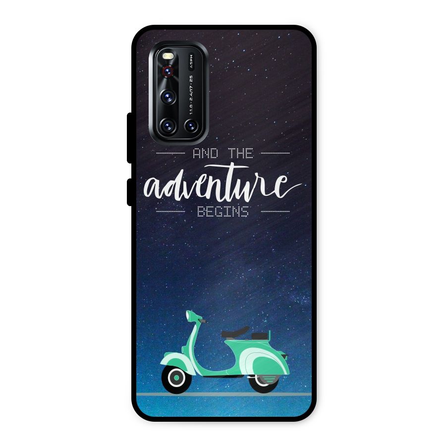 Adventure Scooter Metal Back Case for Vivo V19