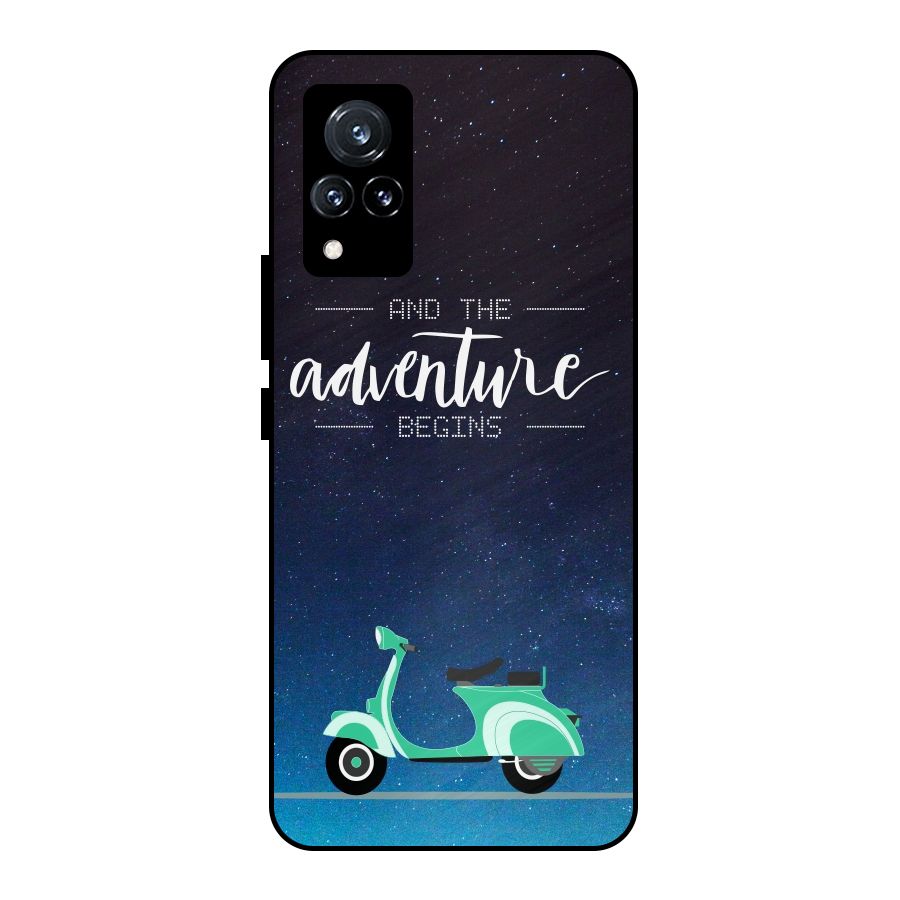 Adventure Scooter Metal Back Case for Vivo V21 5G