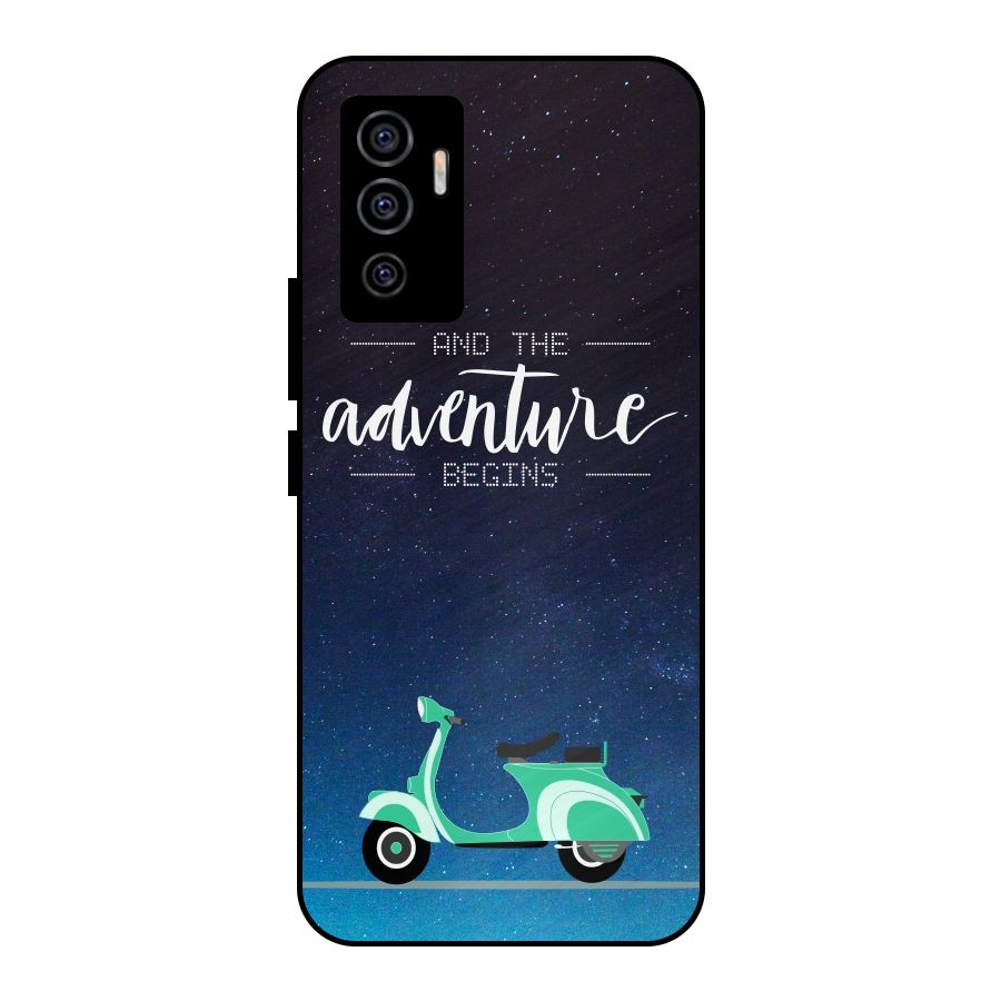 Adventure Scooter Metal Back Case for Vivo V23e