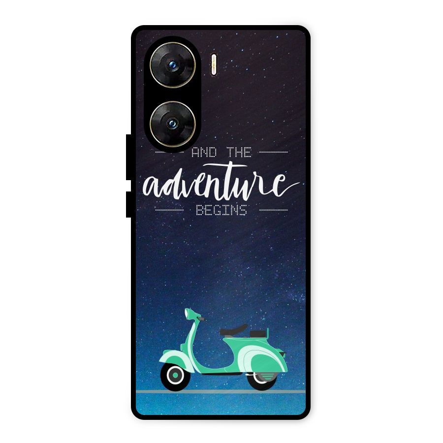Adventure Scooter Metal Back Case for Vivo V29e