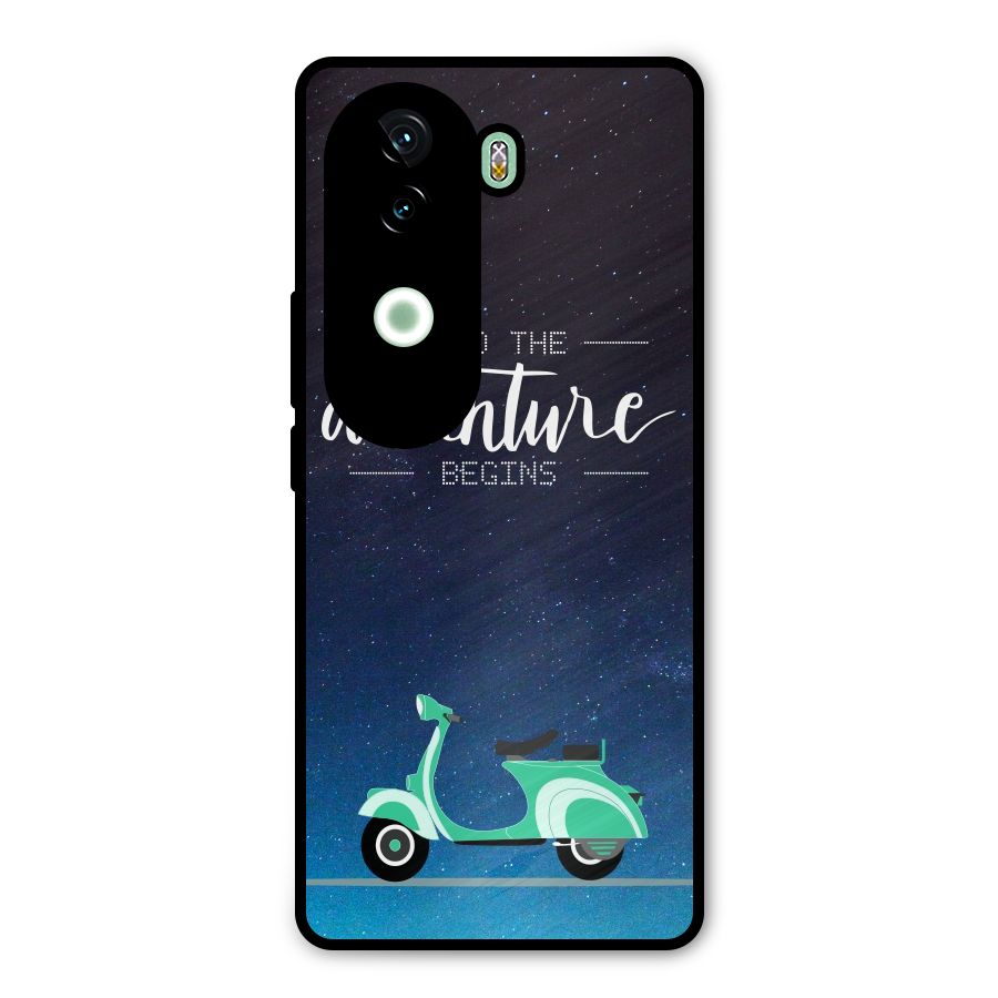 Adventure Scooter Metal Back Case for Vivo V40e