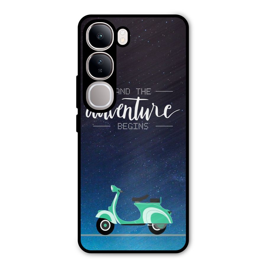 Adventure Scooter Metal Back Case for Vivo Y300