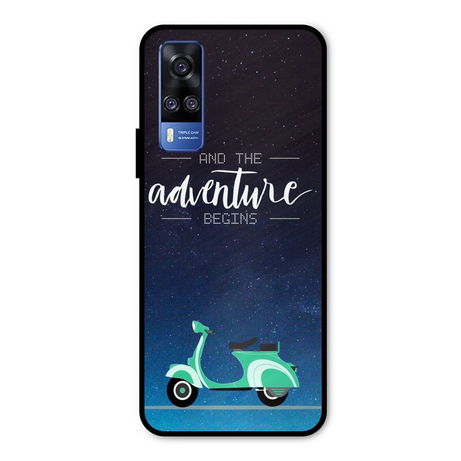 Adventure Scooter Metal Back Case for Vivo Y31