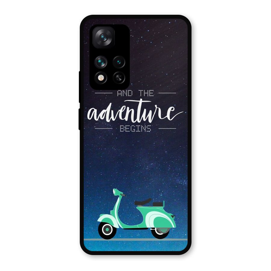 Adventure Scooter Metal Back Case for Xiaomi 11i Hypercharge 5G