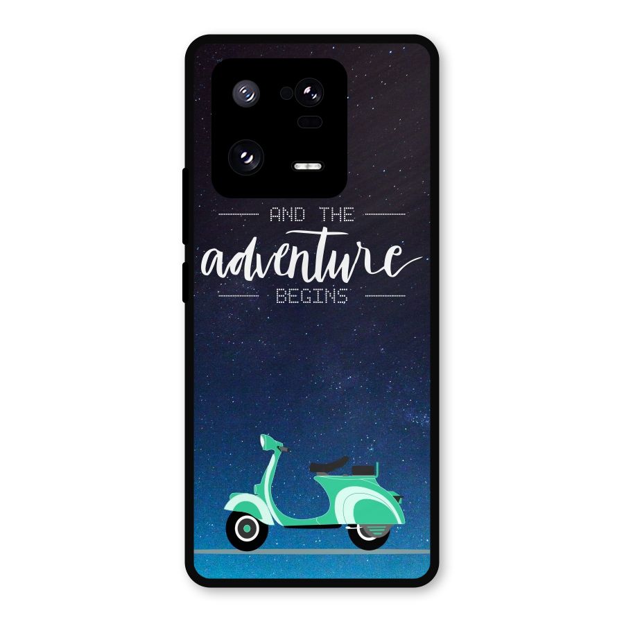 Adventure Scooter Metal Back Case for Xiaomi 13 Pro