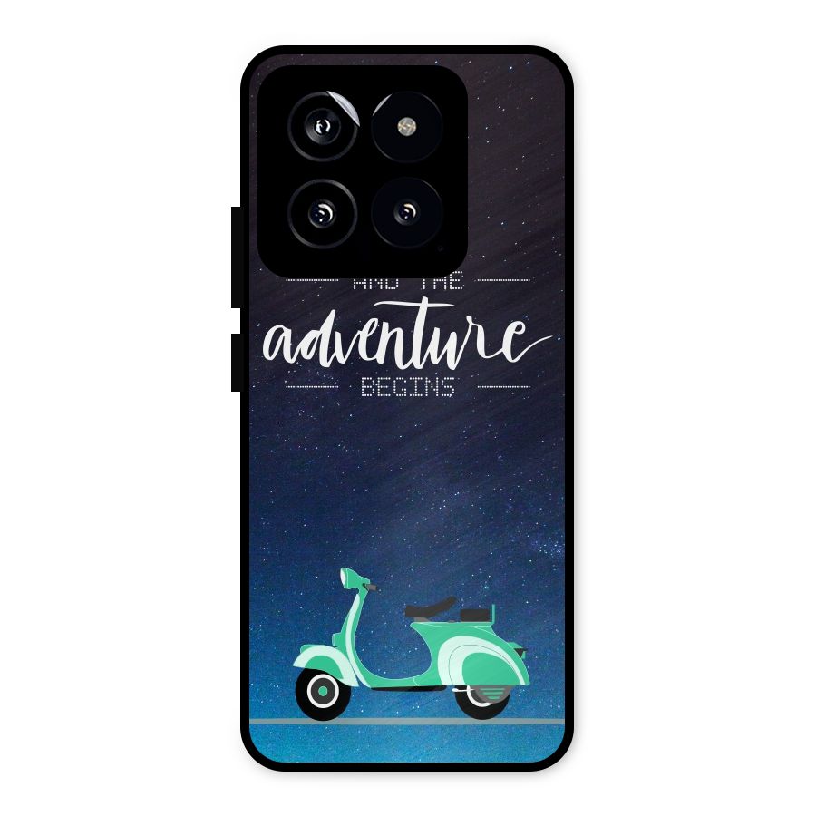Adventure Scooter Metal Back Case for Xiaomi 14