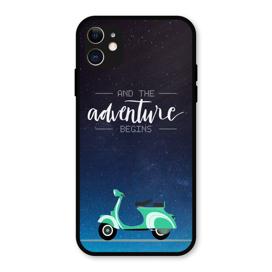 Adventure Scooter Metal Back Case for iPhone 11