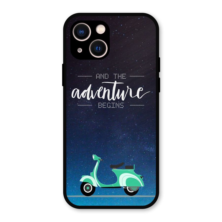Adventure Scooter Metal Back Case for iPhone 13