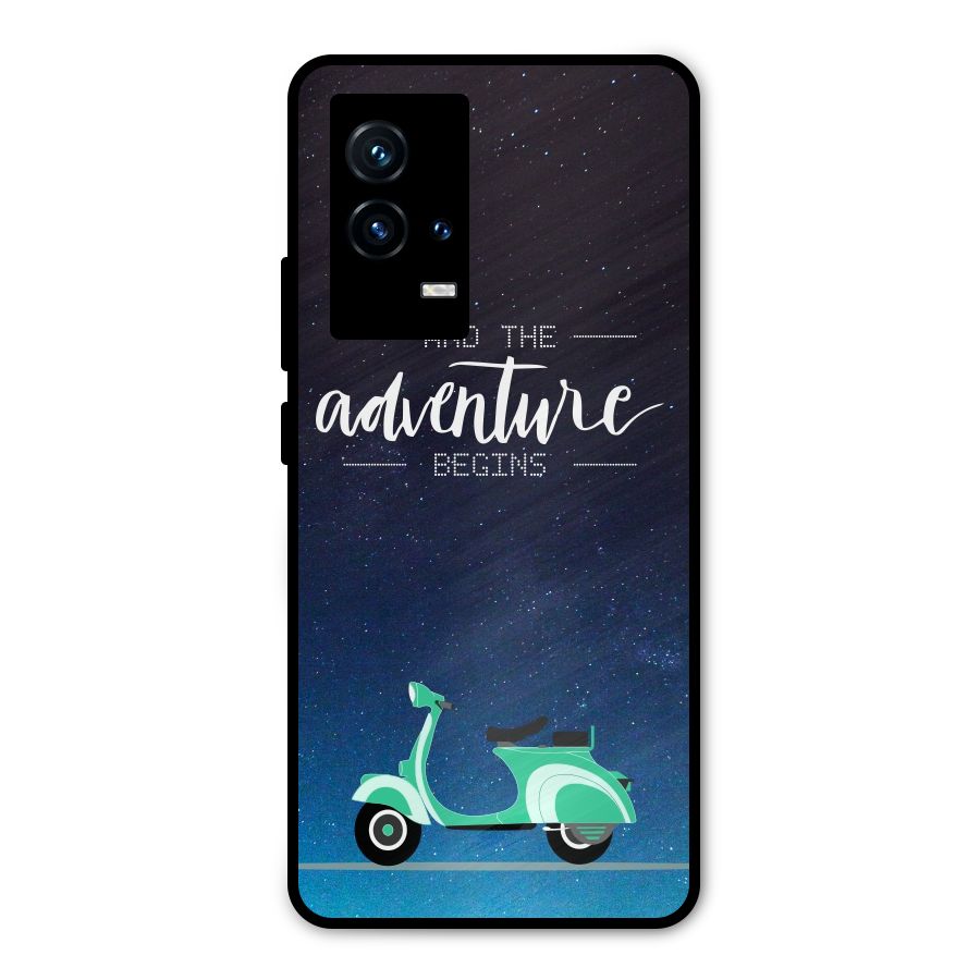 Adventure Scooter Metal Back Case for iQOO 9 5G