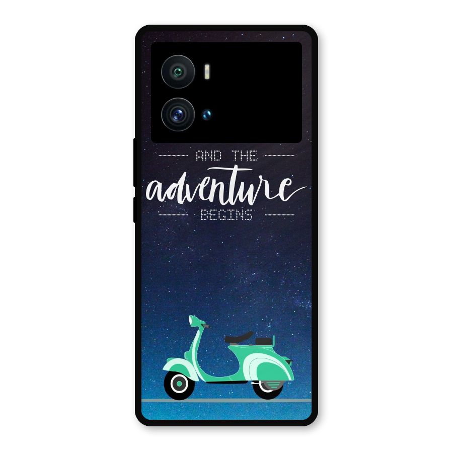 Adventure Scooter Metal Back Case for iQOO 9 Pro