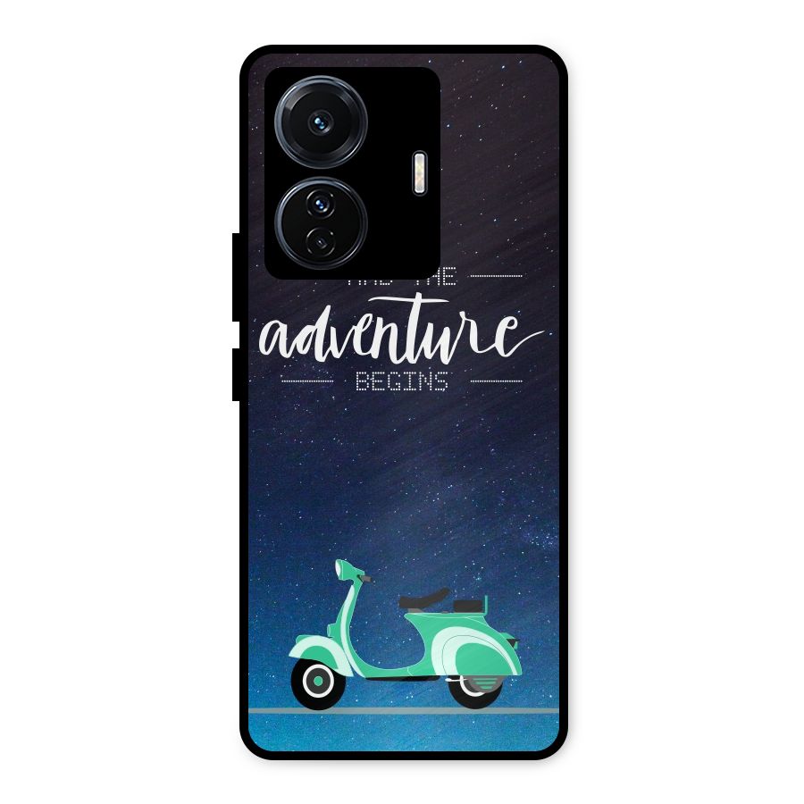 Adventure Scooter Metal Back Case for iQOO Z6