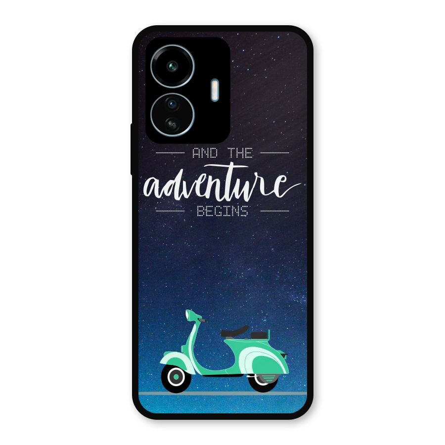Adventure Scooter Metal Back Case for vivo iQOO Z6 Lite 5G