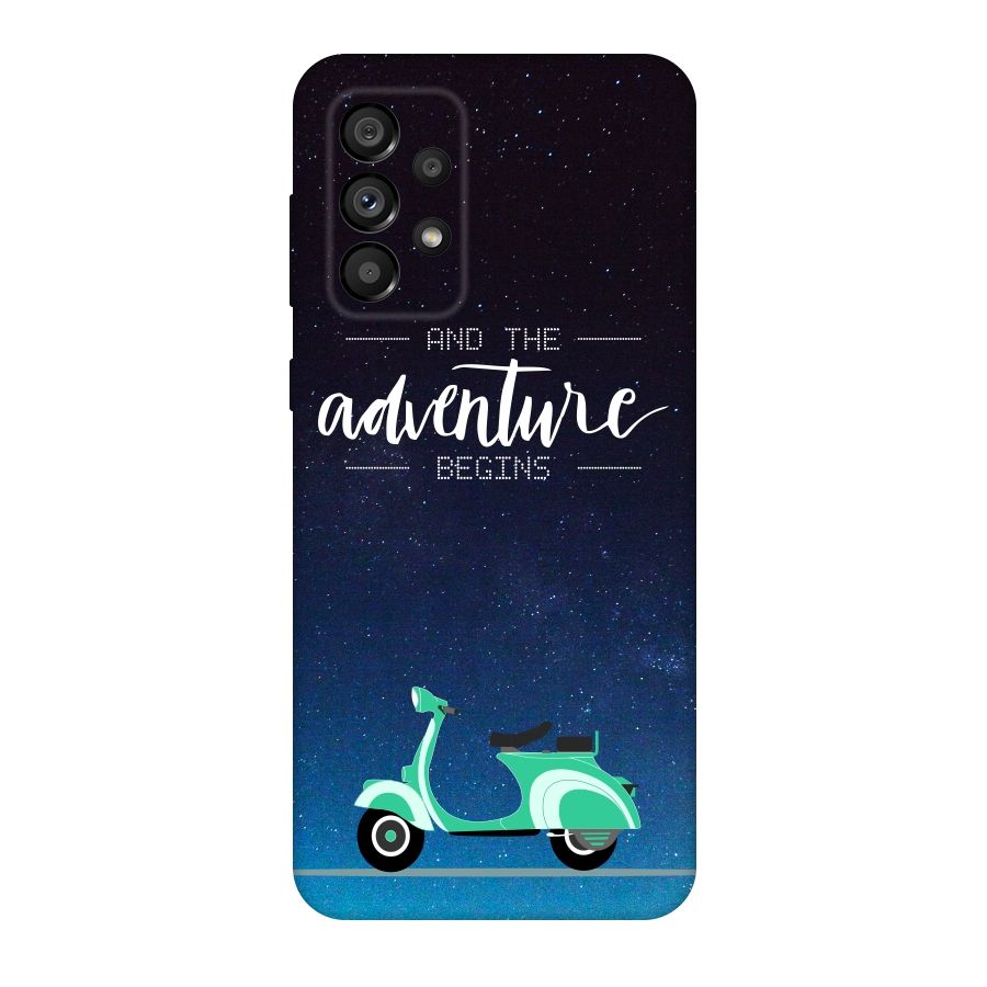Adventure Scooter Original Polycarbonate Back Case for Galaxy A73 5G