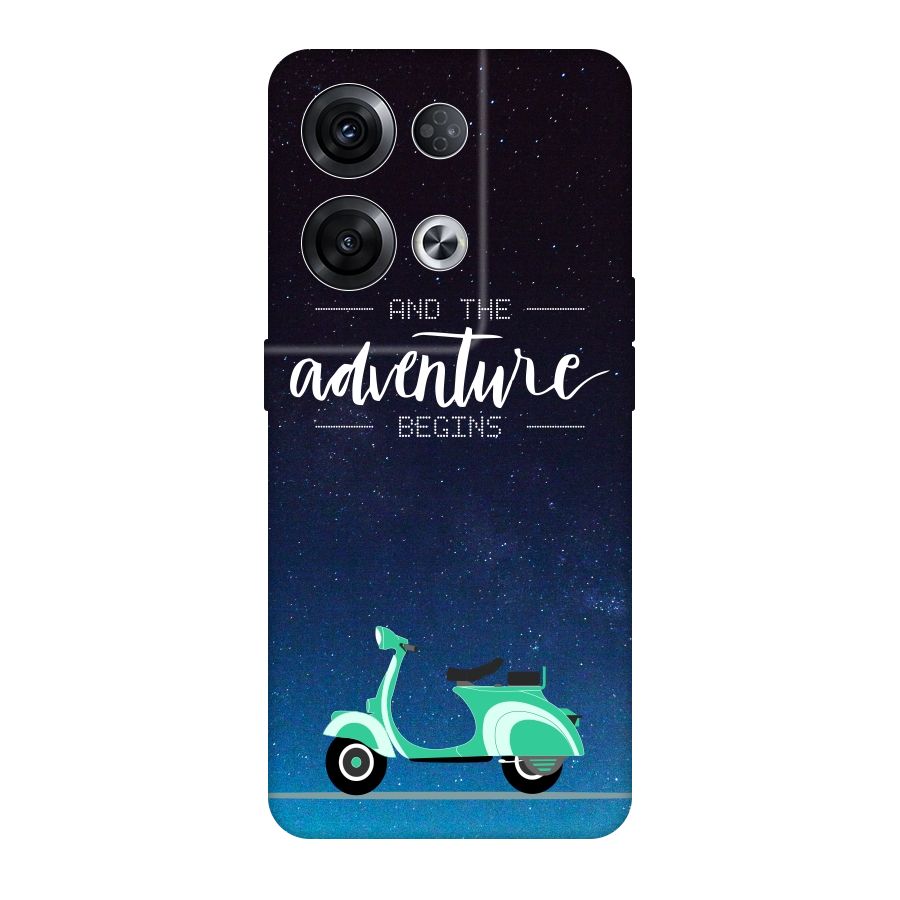 Adventure Scooter Original Polycarbonate Back Case for Oppo Reno8 Pro 5G