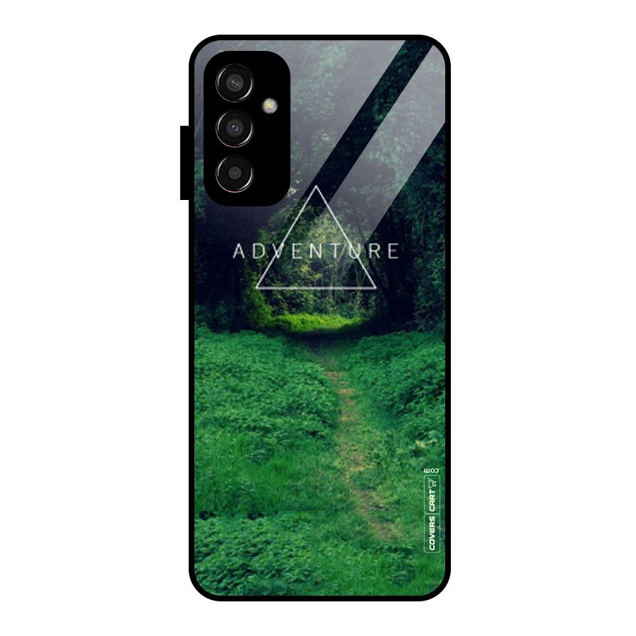 Adventure Take Glass Back Case for Galaxy F13