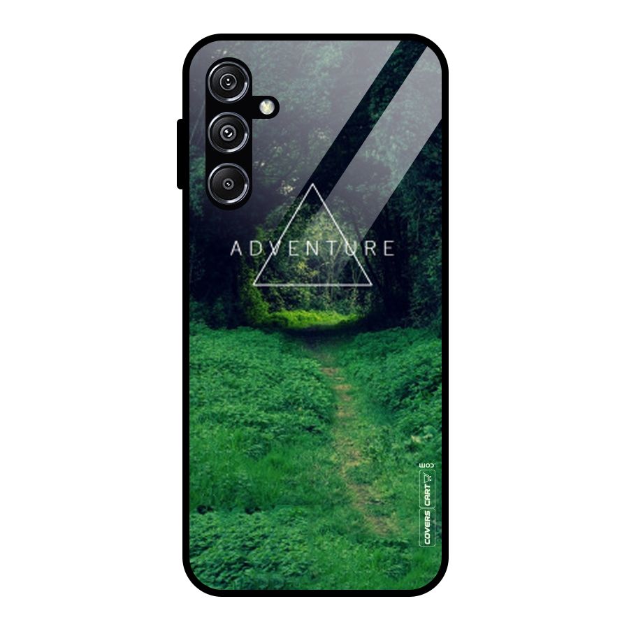 Adventure Take Glass Back Case for Galaxy M34 5G