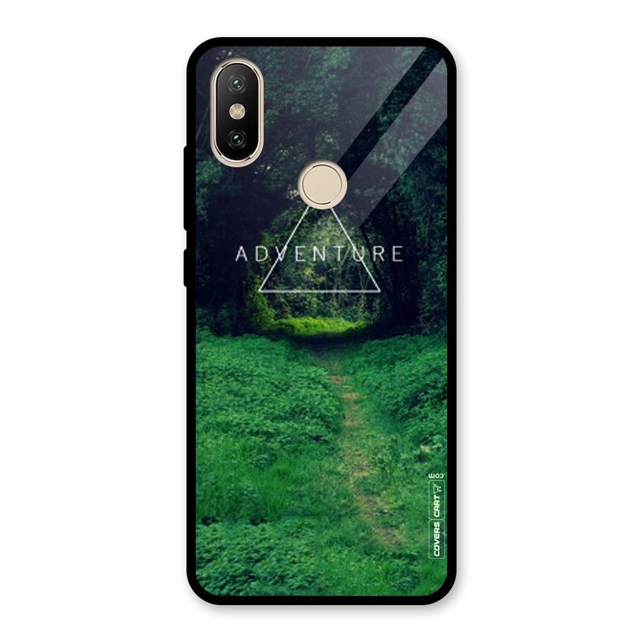 Adventure Take Glass Back Case for Redmi A2