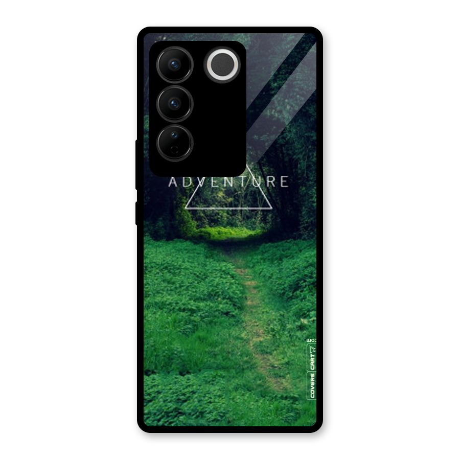 Adventure Take Glass Back Case for Vivo V27 Pro