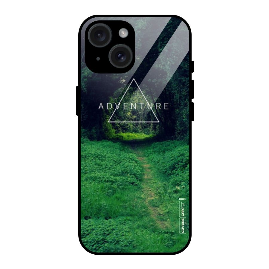 Adventure Take Glass Back Case for iPhone 15
