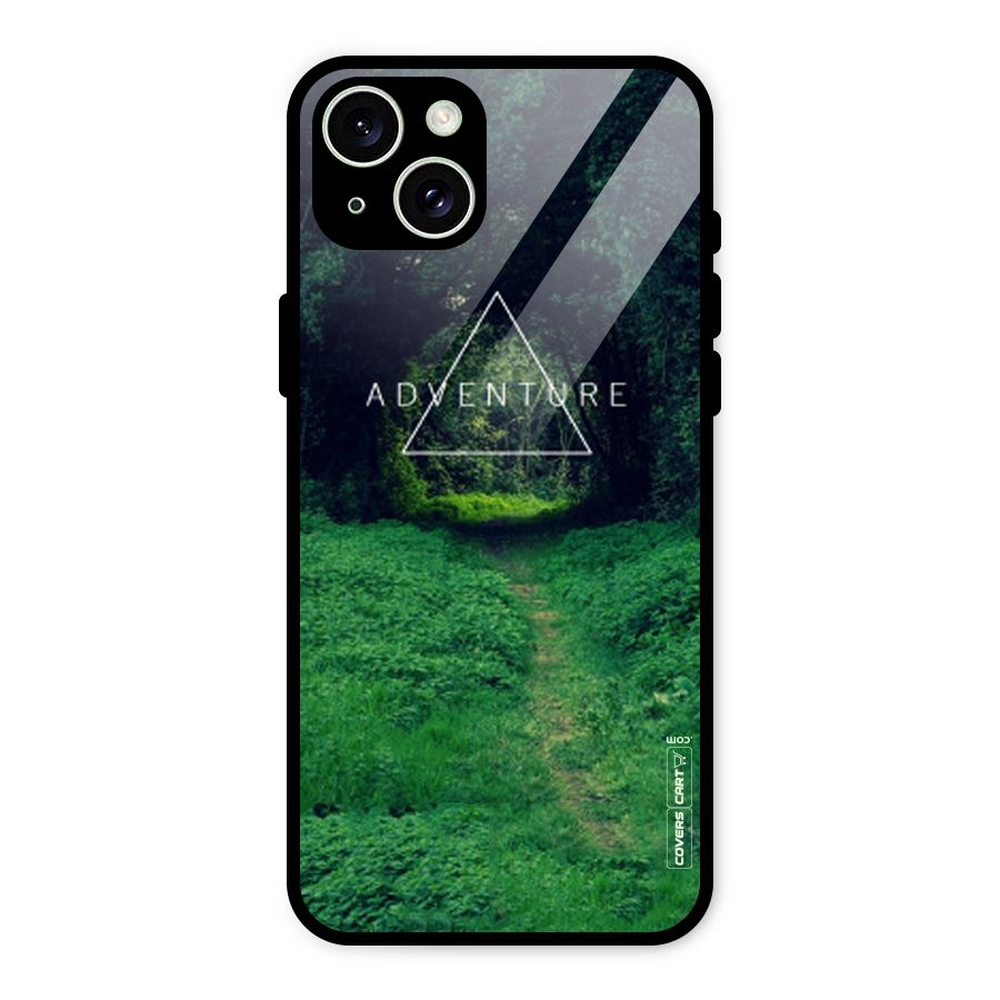 Adventure Take Glass Back Case for iPhone 15 Plus