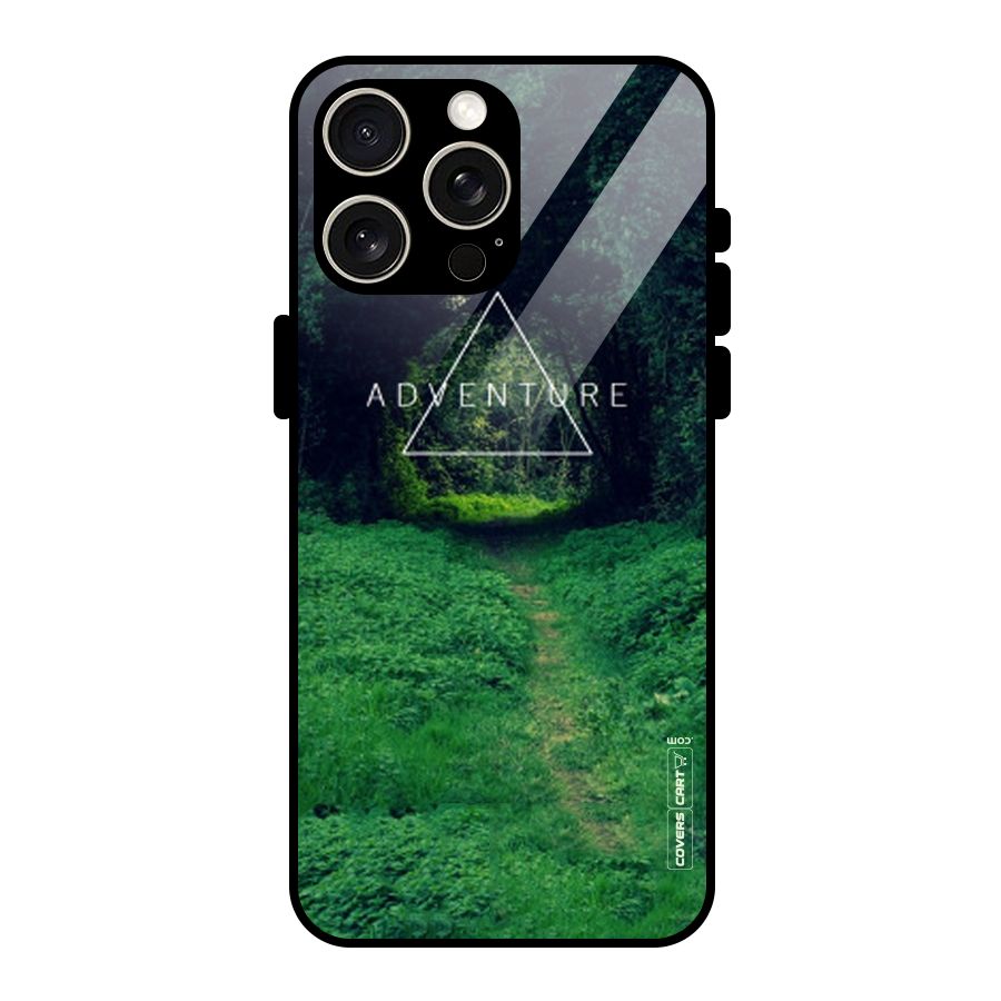 Adventure Take Glass Back Case for iPhone 15 Pro Max