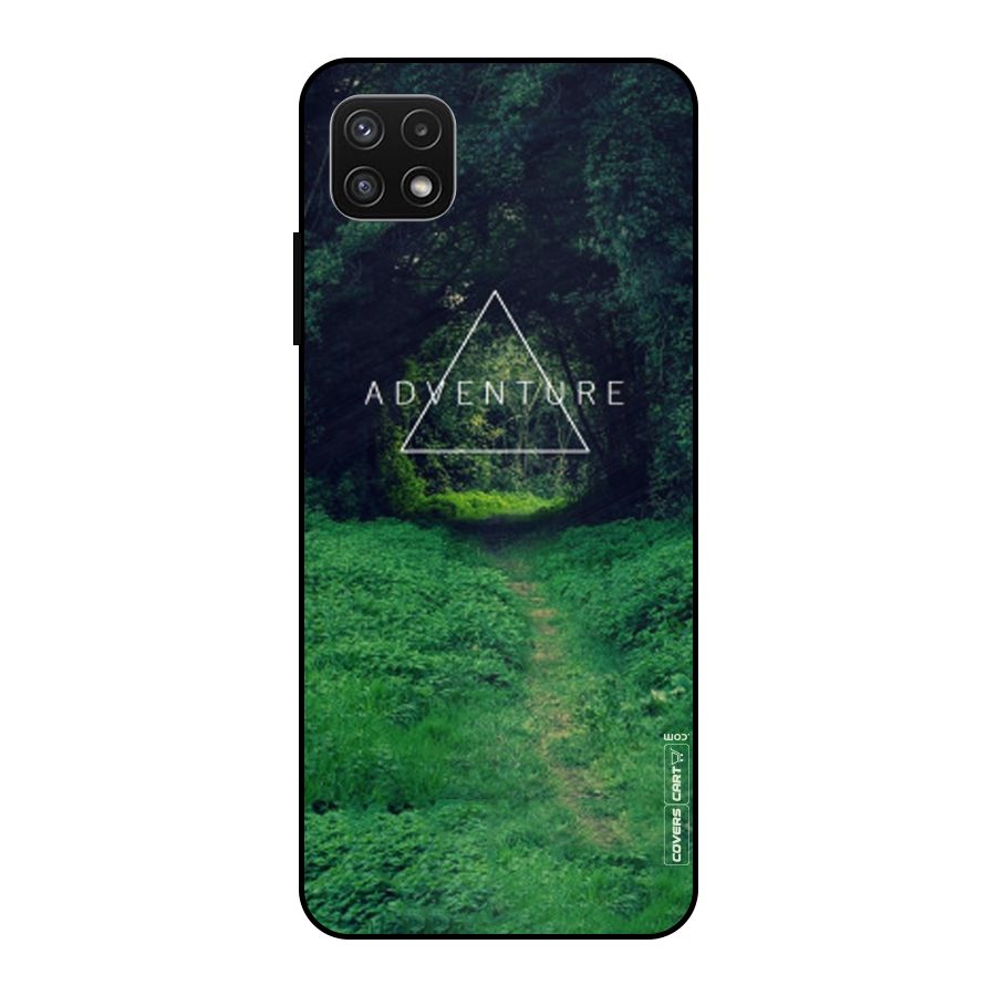 Adventure Take Metal Back Case for Galaxy A22 5G