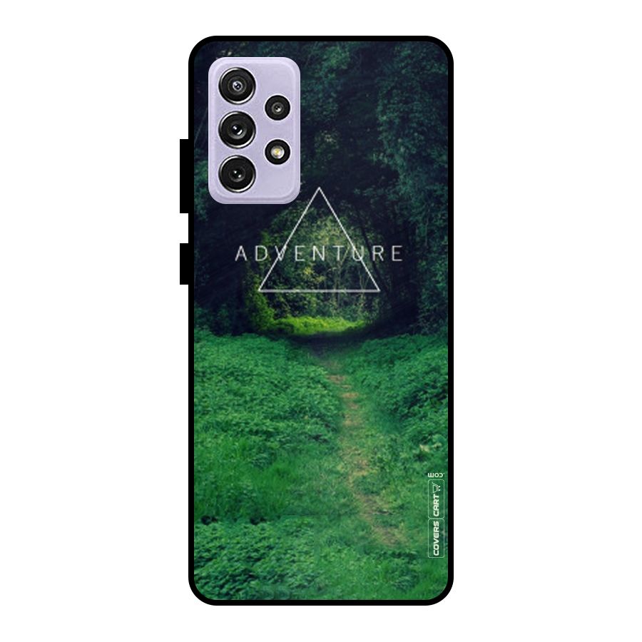 Adventure Take Metal Back Case for Galaxy A72