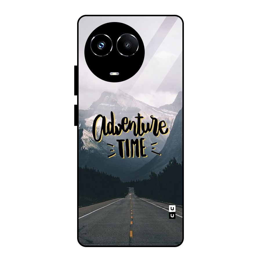 Adventure Time Glass Back Case for Realme 11X