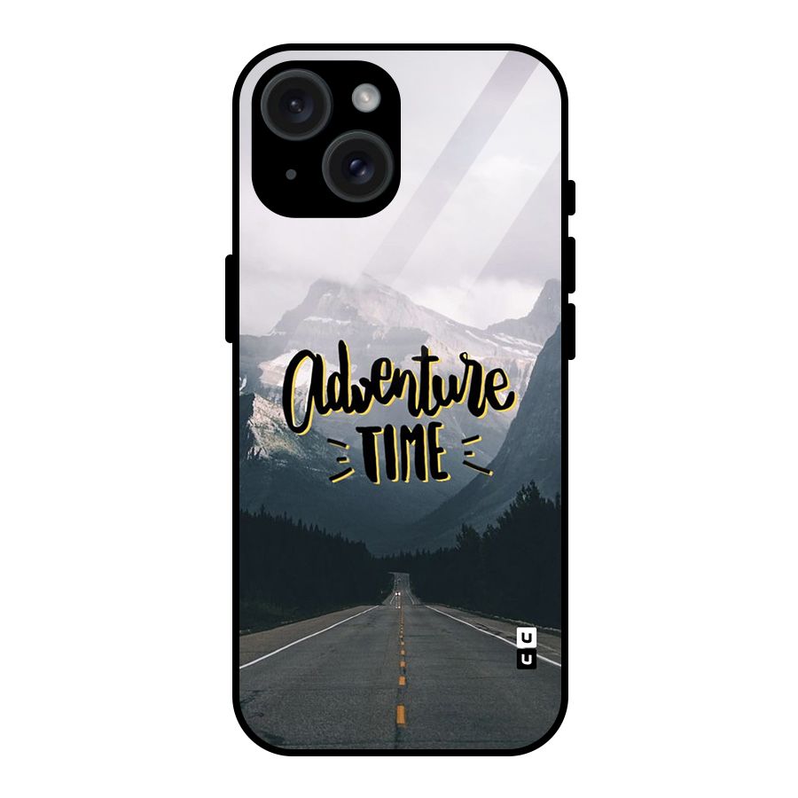 Adventure Time Glass Back Case for iPhone 15