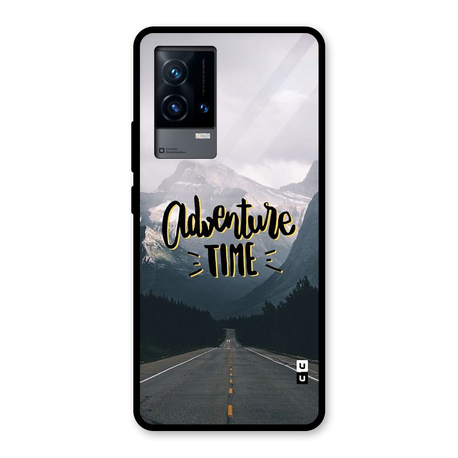 Adventure Time Glass Back Case for iQOO 9 5G